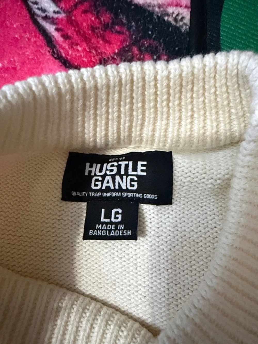 HUSTLE GANG CLOTHING HG Demure Sweater